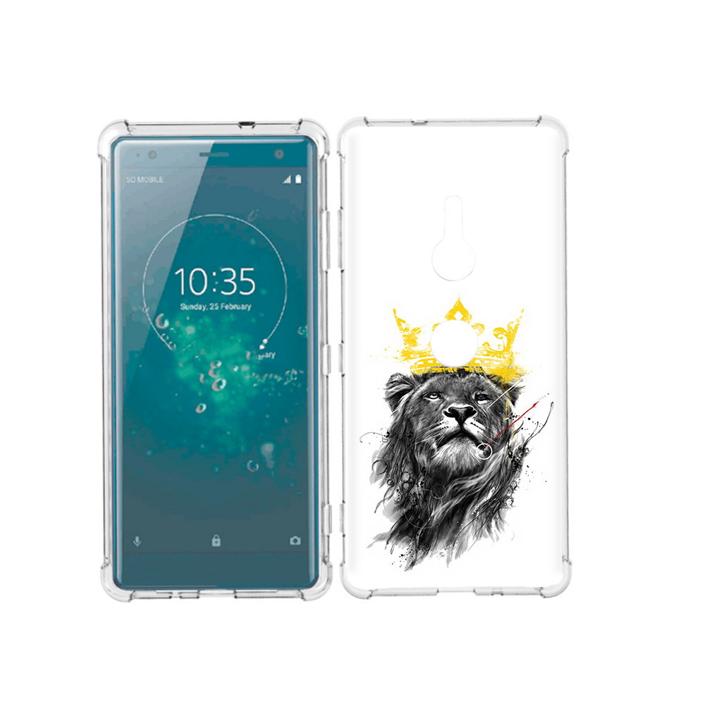 

Чехол MyPads Tocco для Sony Xperia XZ3 король-лев, Прозрачный, Tocco