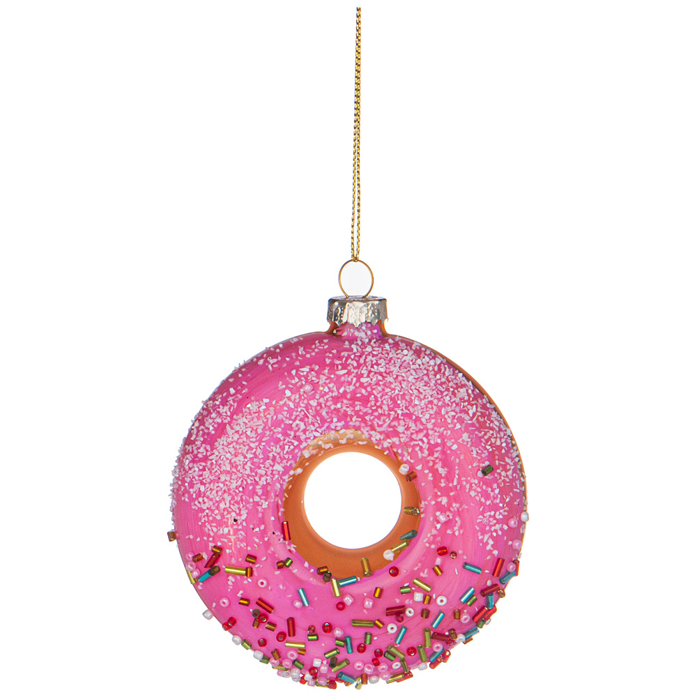 

Елочная игрушка донатс 9x3.5x10.7cm (минимальная партия от 6 шт.) KSG-862-427