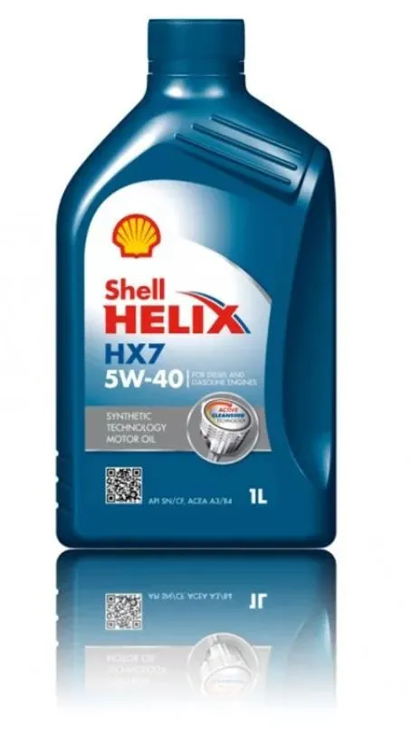 Моторное масло Shell Helix HX7 5W40 1л