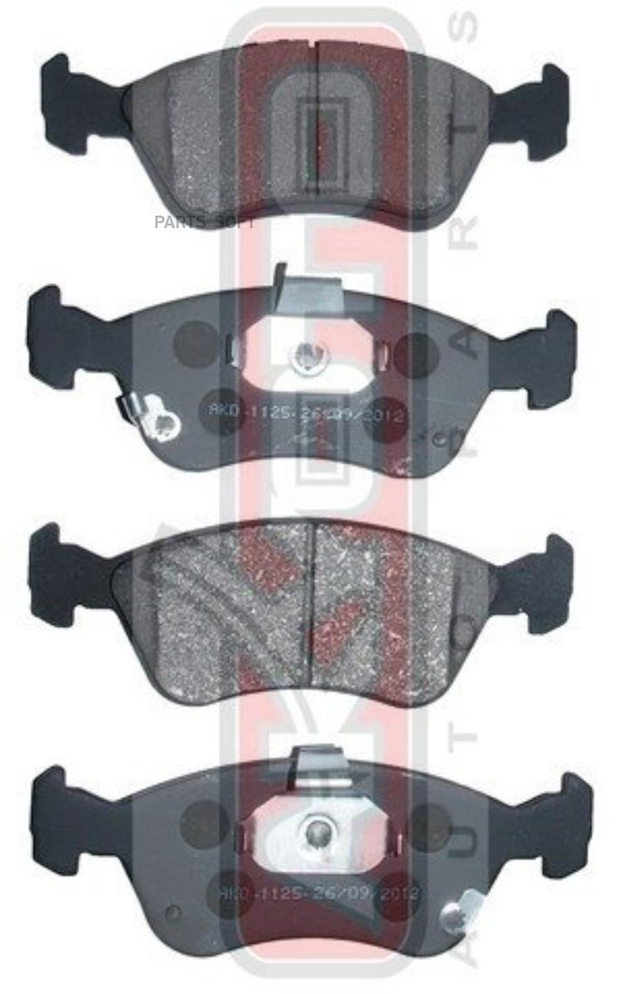 

Тормозные колодки Akyoto передние дисковые AKD1125