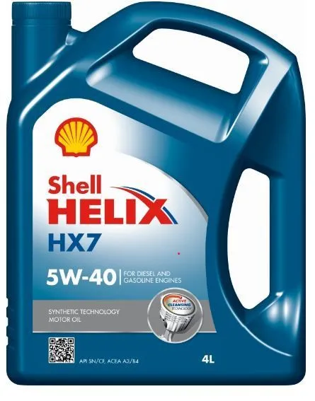 Моторное масло Shell Helix HX7 550046366 5W40 4л