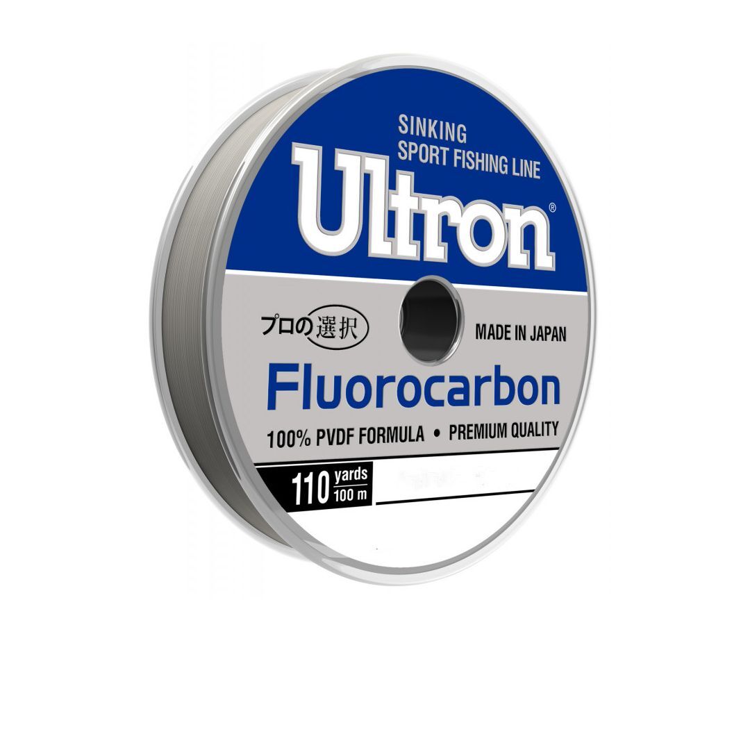 Флюорокарбоновая леска для рыбалки ULTRON Fluorocarbon (- / 5 / 0.6 / 24 / 100 / 5 / clear