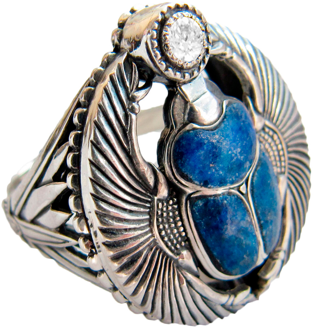 

Кольцо из серебра с лазуритом р. 17,5 Persian KS001-LAZURIT-CIRKON, KS001-LAZURIT-CIRKON