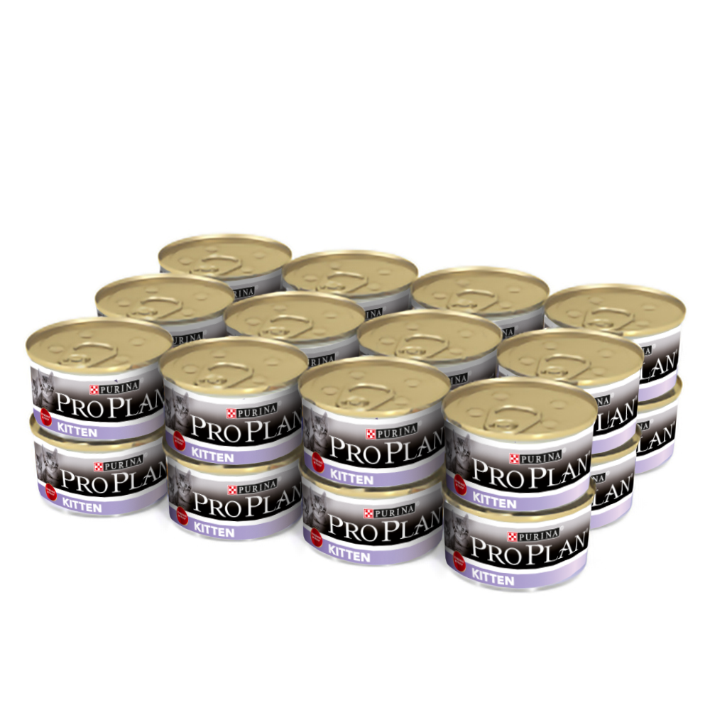 

Консервы для котят PRO PLAN Kitten, курица, 24шт по 85г, Kitten