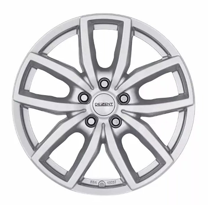 

Колесный диск Dezent TE (S) 7.5xR17 ET38 5*114.3 D71.6, Серебристый