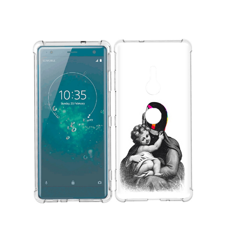 

Чехол MyPads Tocco для Sony Xperia XZ3 защитник в шлеме, Прозрачный, Tocco
