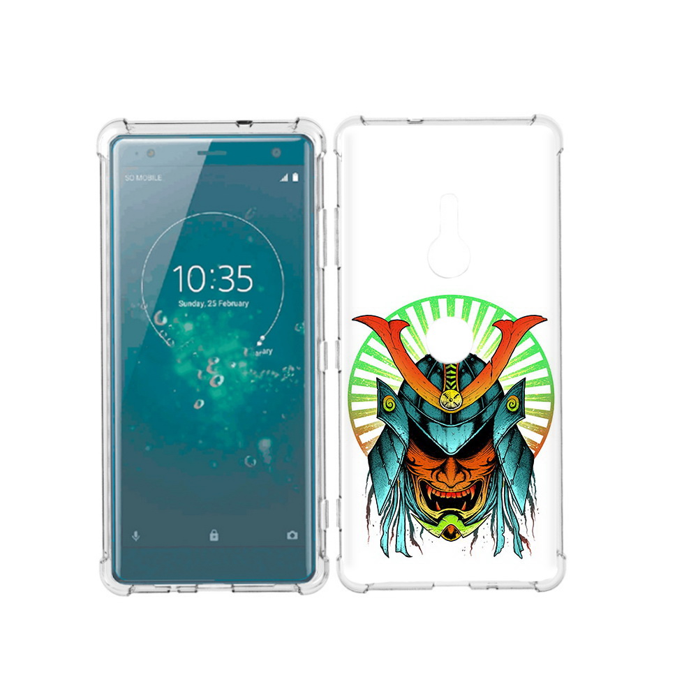 

Чехол MyPads Tocco для Sony Xperia XZ3 ешимитсу рисунок, Прозрачный, Tocco