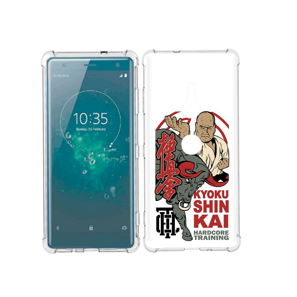 

Чехол MyPads Tocco для Sony Xperia XZ3 единоборства рисунок, Прозрачный, Tocco