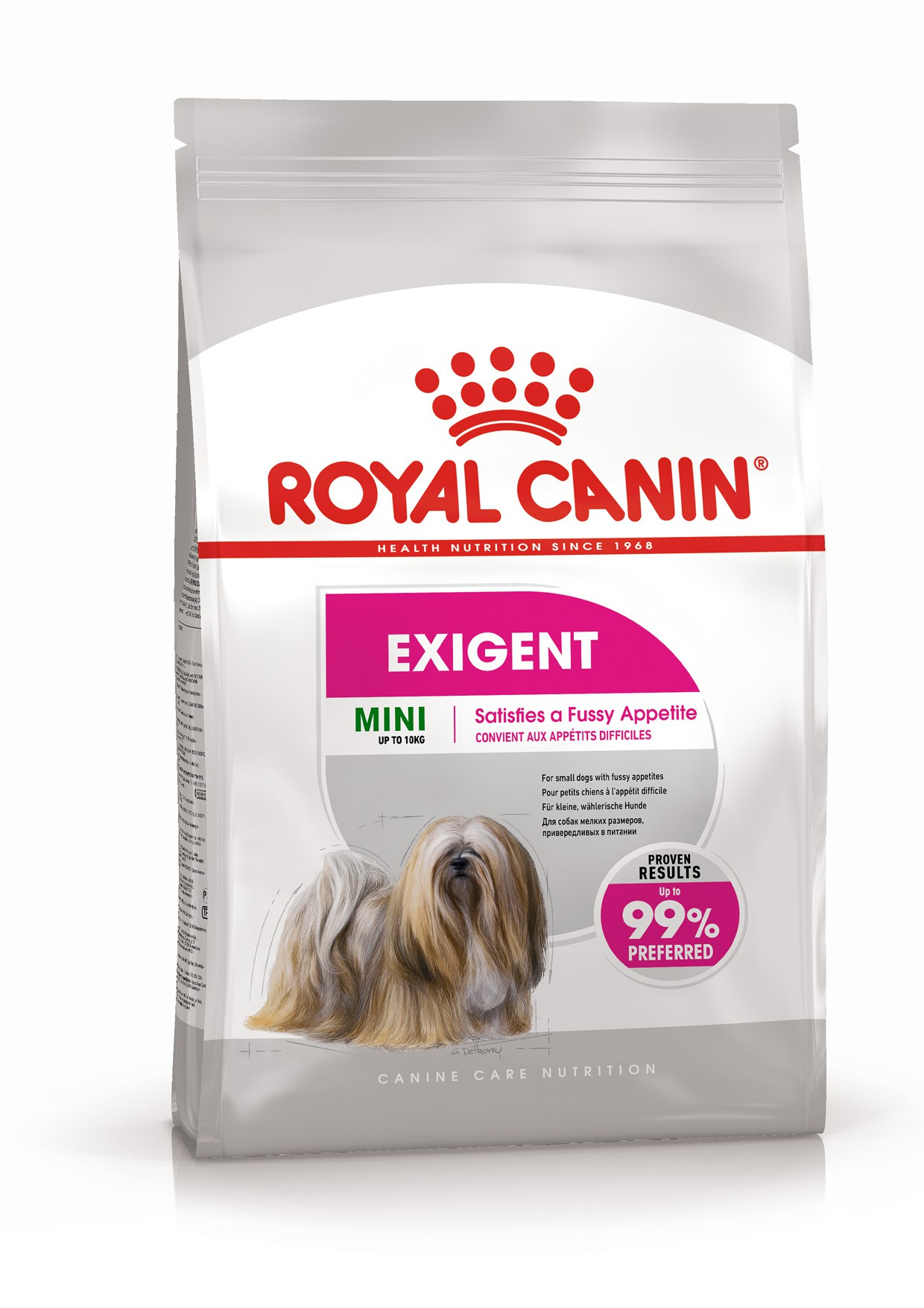 фото Сухой корм для собак royal canin exigent mini adult, птица, 4кг