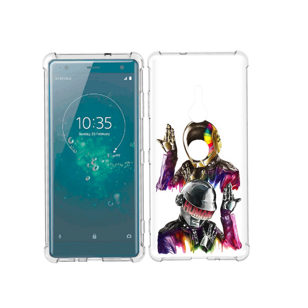

Чехол MyPads Tocco для Sony Xperia XZ3 диско космонавты, Прозрачный, Tocco