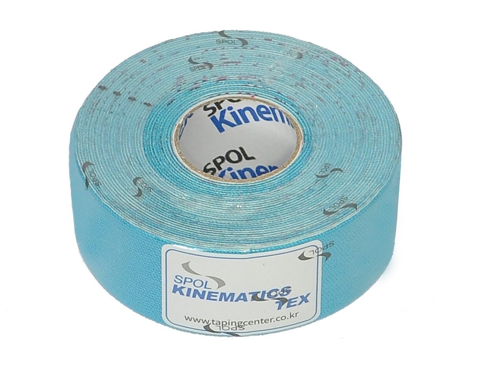 фото Оригинальный кинезио тейп spol tape 2,5смx5м голубой для лица, гипоаллергенный slim