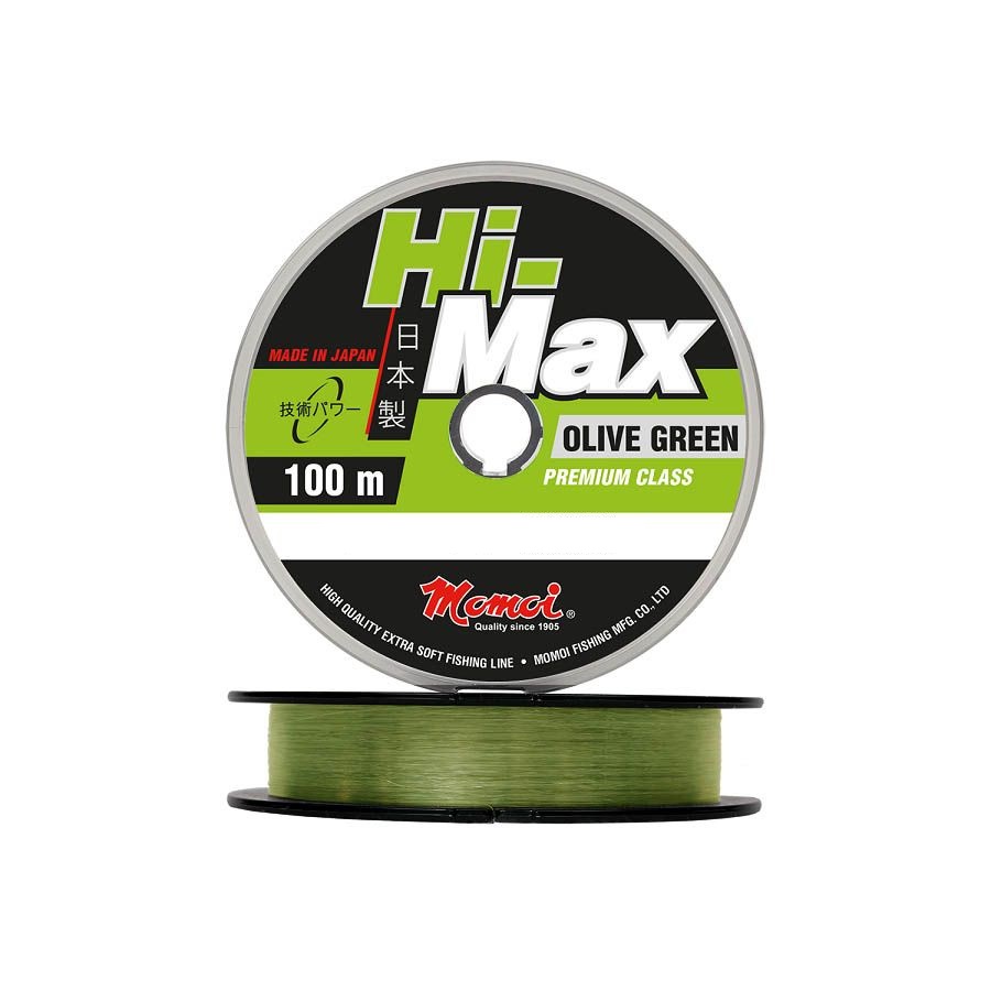 

Монофильная леска для рыбалки Momoi Hi-Max Olive Green (3 / - / - / 0.14 / 2.1 / - / 3 /, Зеленый, Hi-Max