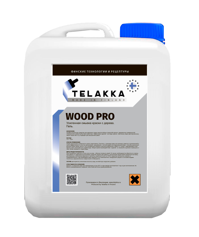 фото Смывка для краски с дерева telakka wood pro 13 кг