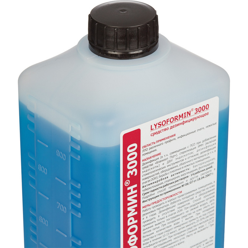 

Дезинфицирующее средство LYSOFORMIN-3000, концентрат, 1 л