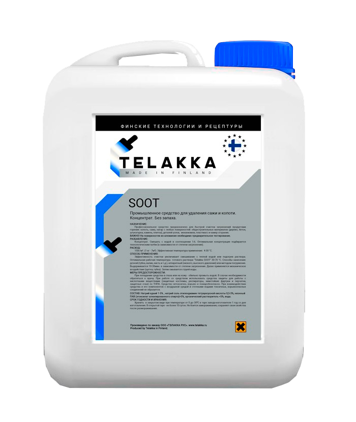 фото Средство от сажи и копоти telakka soot 5кг