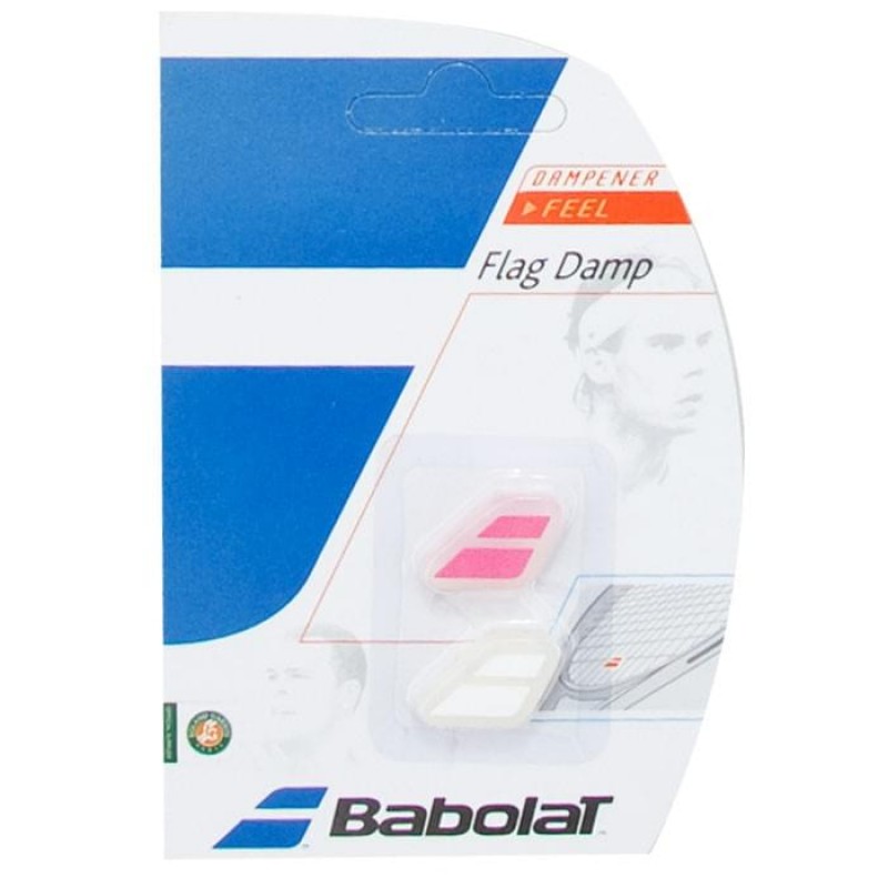 

Виброгаситель Babolat Flag Damp арт.700032-184, Белый;розовый, Flag Damp