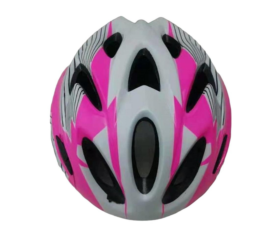Шлем защитный спортивный FSD-HL057 out-mold размер M (52-56 см) розово-белый/600320