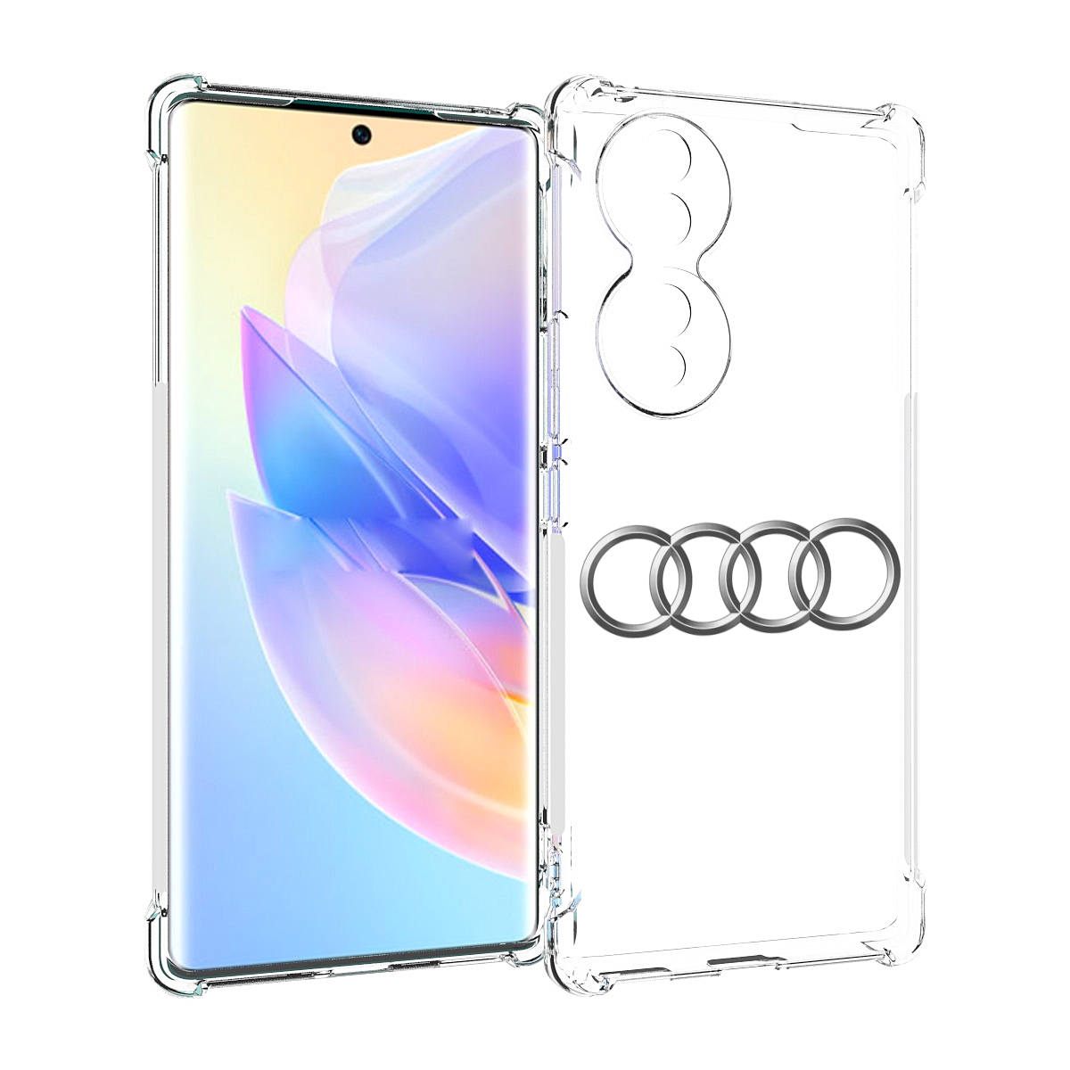 

Чехол MyPads audi-7 мужской для Honor 70, Прозрачный, Tocco
