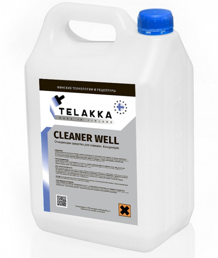 фото Средство для очистки скважин telakka cleaner well 10л