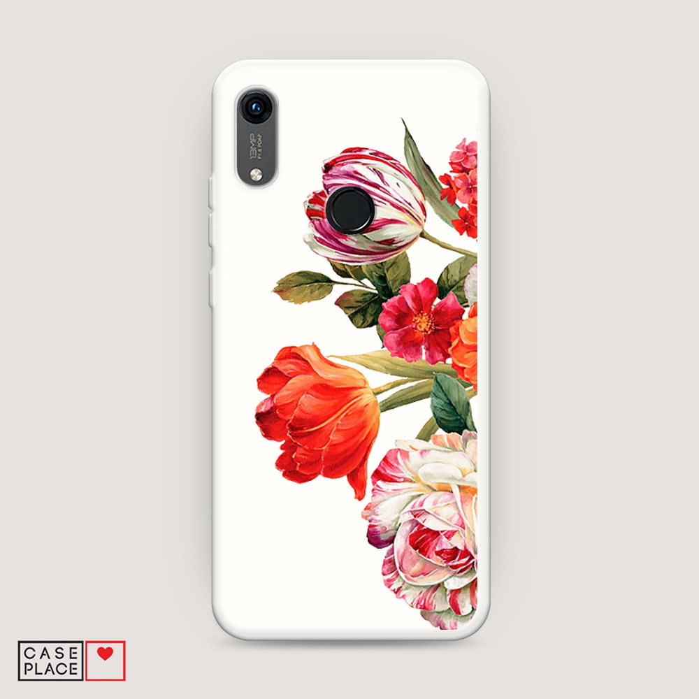 

Чехол Awog на Huawei Y6 2019/Honor 8a/8a Pro/Y6s "Весенний букет", Разноцветный, 68757-1