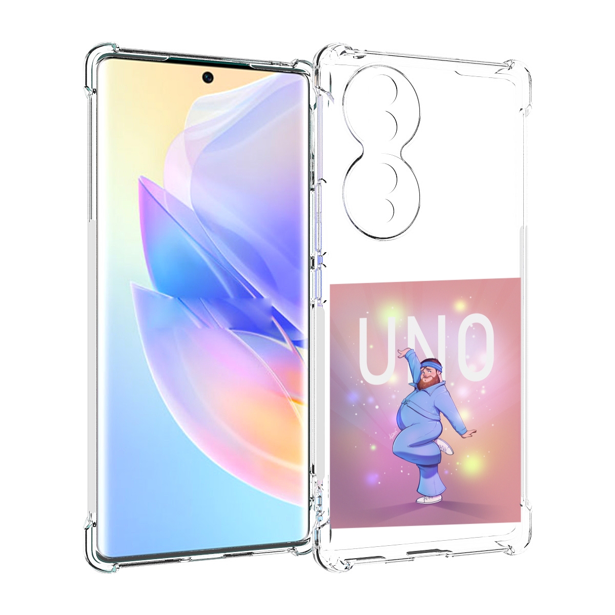 

Чехол MyPads UNO-танцор для Honor 70, Прозрачный, Tocco