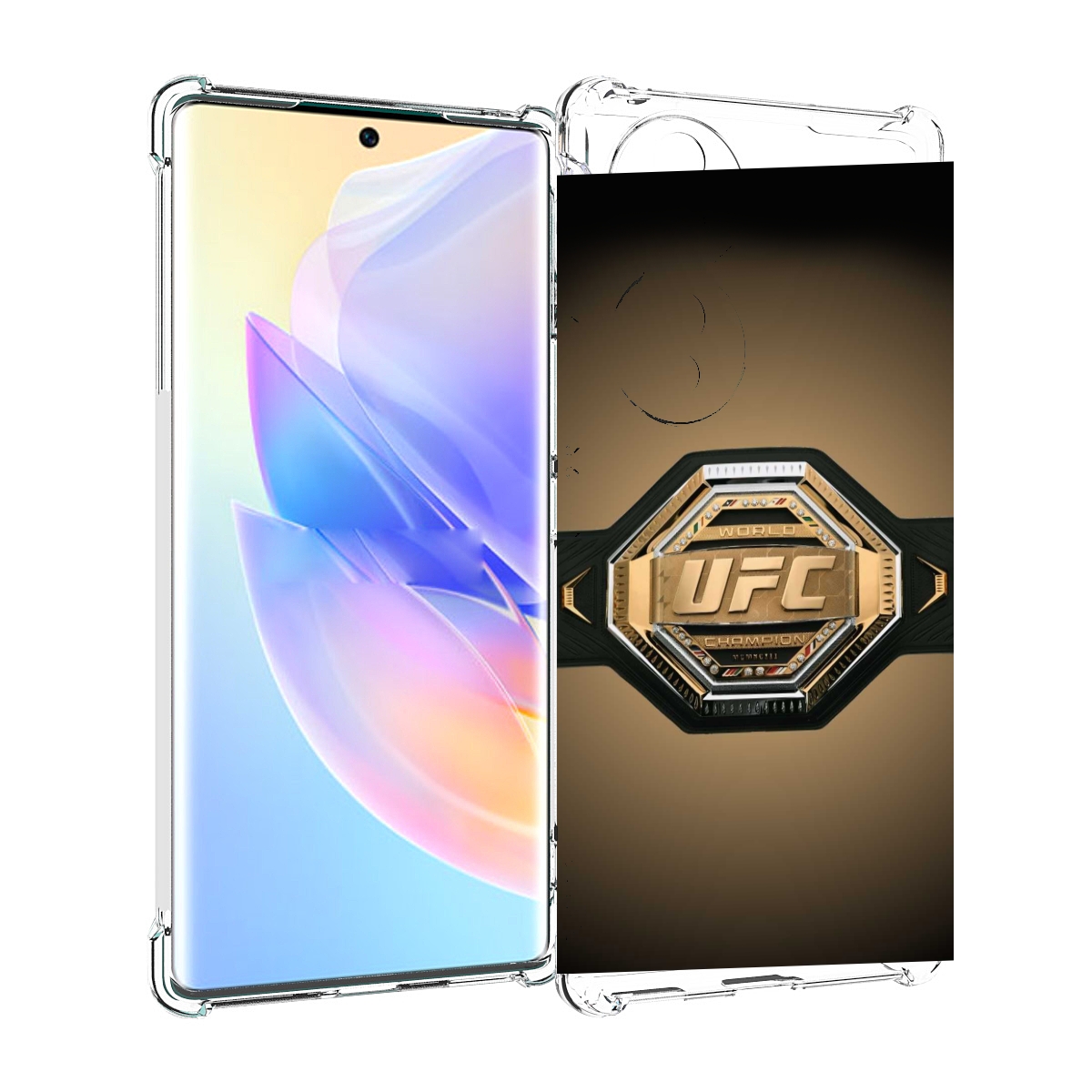 

Чехол MyPads UFC единоборства мужской для Honor 70, Прозрачный, Tocco