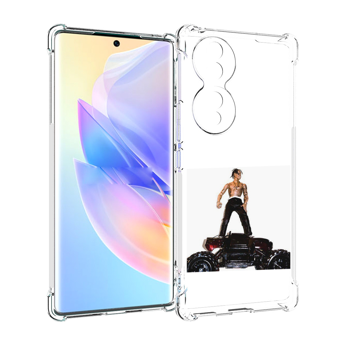 

Чехол MyPads Travis Scott - Rodeo для Honor 70, Прозрачный, Tocco