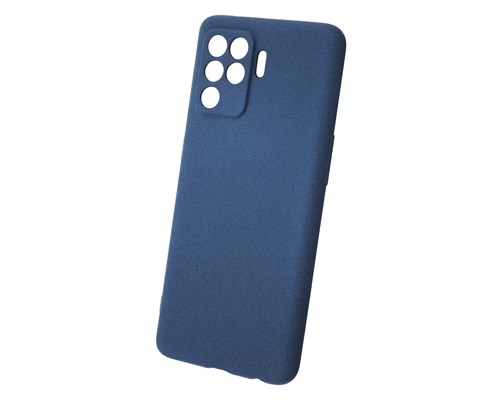 фото Панель-накладка newlevel fluff tpu hard blue для oppo reno 5 lite