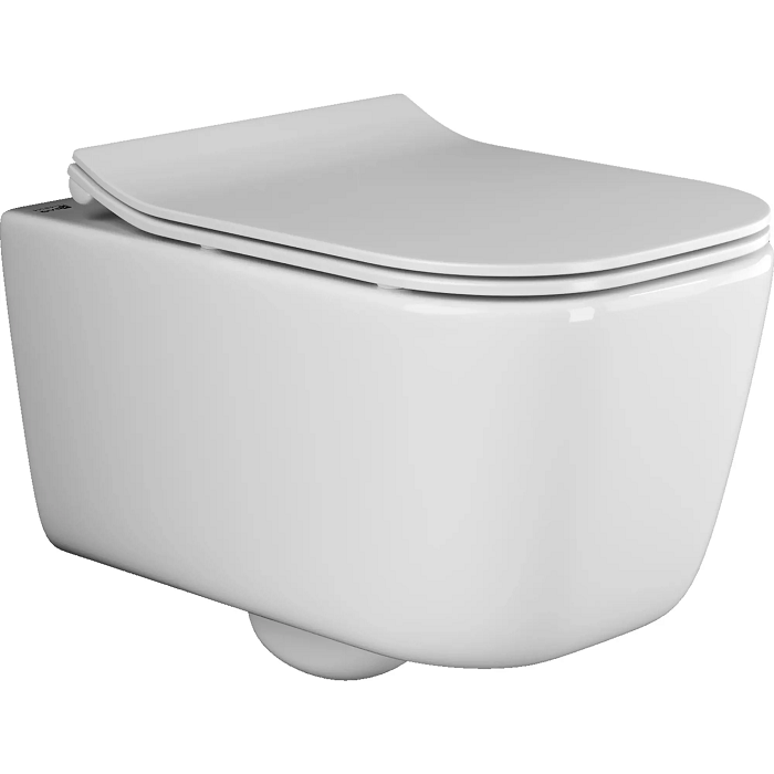 

Подвесной унитаз Ceramicanova New Day Rimless (безободковый) CN3005, Белый