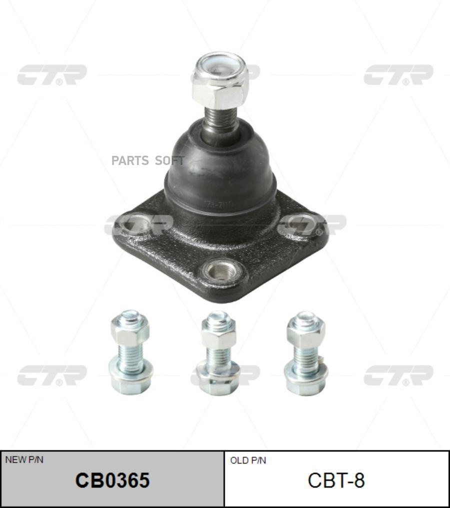 

CTR CBT-8 Шаровая опора L/R (новый арт. CB0365)