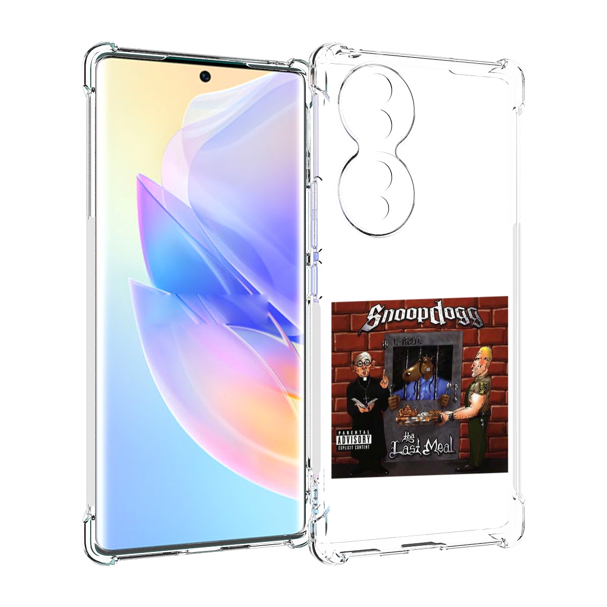

Чехол MyPads Snoop Dogg THA LAST MEAL для Honor 70, Прозрачный, Tocco