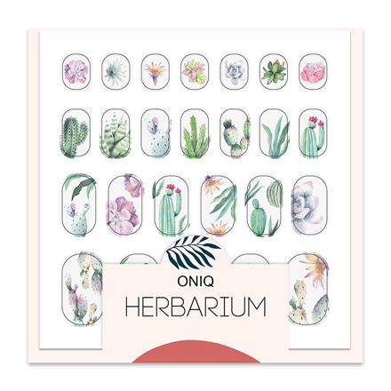 

ONIQ, Термопленка для дизайна ногтей Skin, Herbarium №2