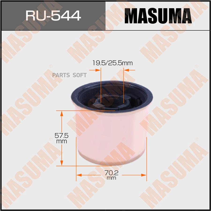 

Сайлентблок Masuma арт. RU-544