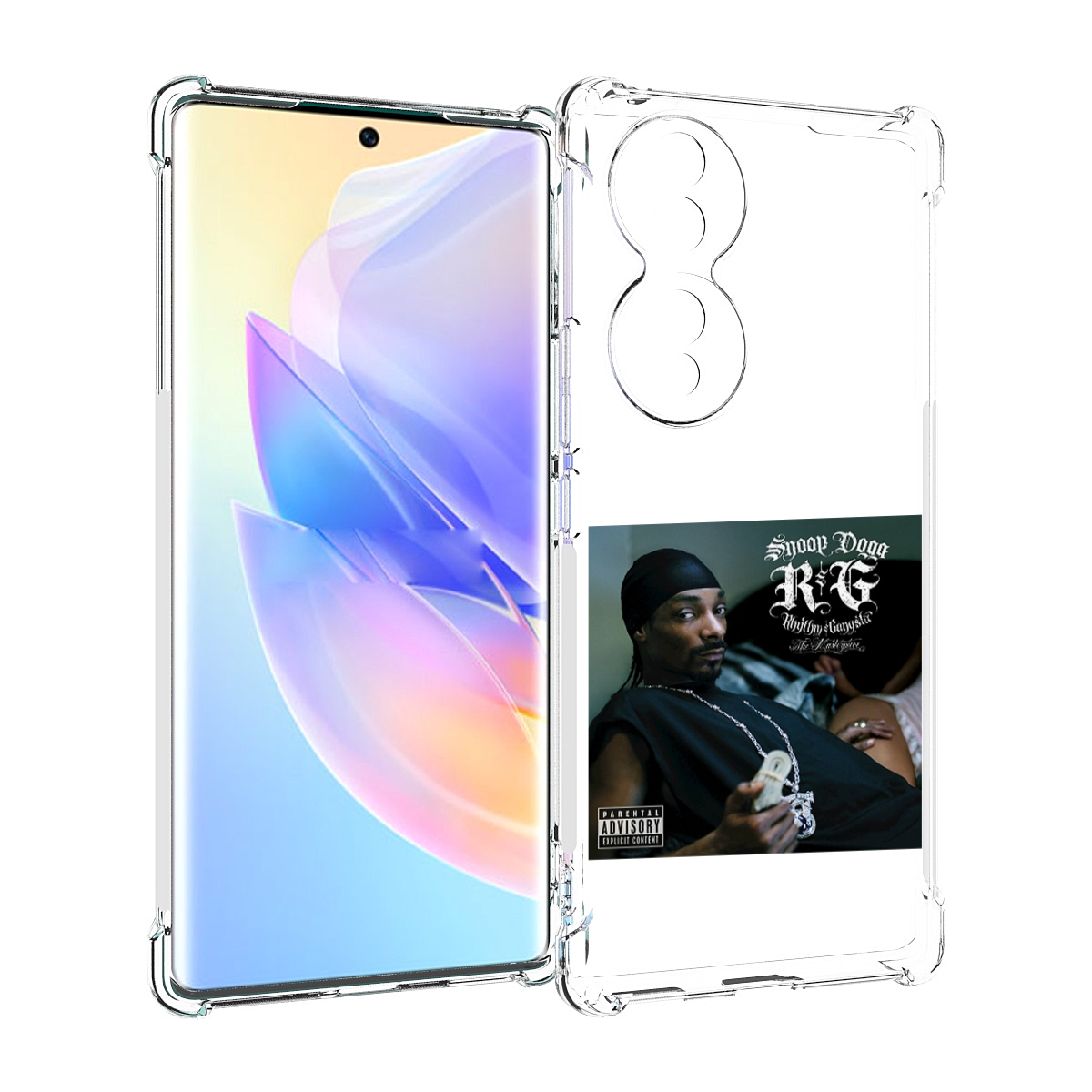 

Чехол MyPads Snoop Dogg R&G (RHYTHM & GANGSTA) для Honor 70, Прозрачный, Tocco