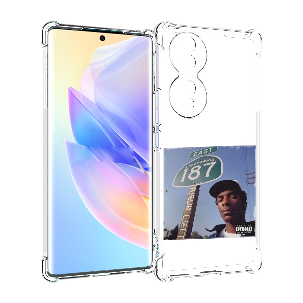 

Чехол MyPads Snoop Dogg NEVA LEFT для Honor 70, Прозрачный, Tocco