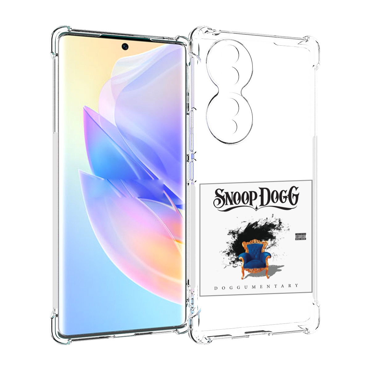 

Чехол MyPads Snoop Dogg DOGGUMENTARY для Honor 70, Прозрачный, Tocco