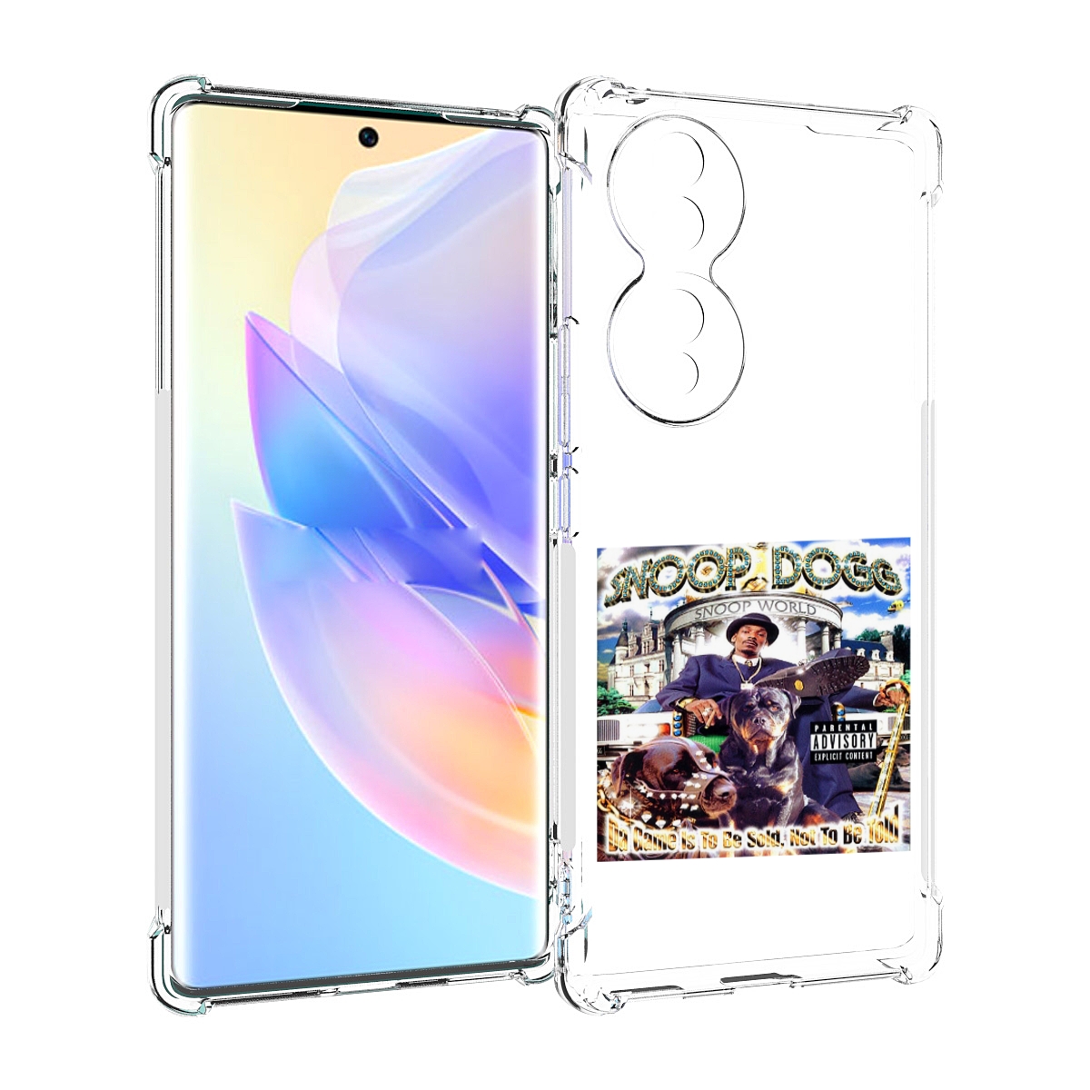 

Чехол MyPads Snoop Dogg DA GAME IS TO BE SOLD, NOT TO BE TOLD для Honor 70, Прозрачный, Tocco