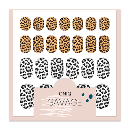 

ONIQ, Термопленка для дизайна ногтей Skin, Savage №1