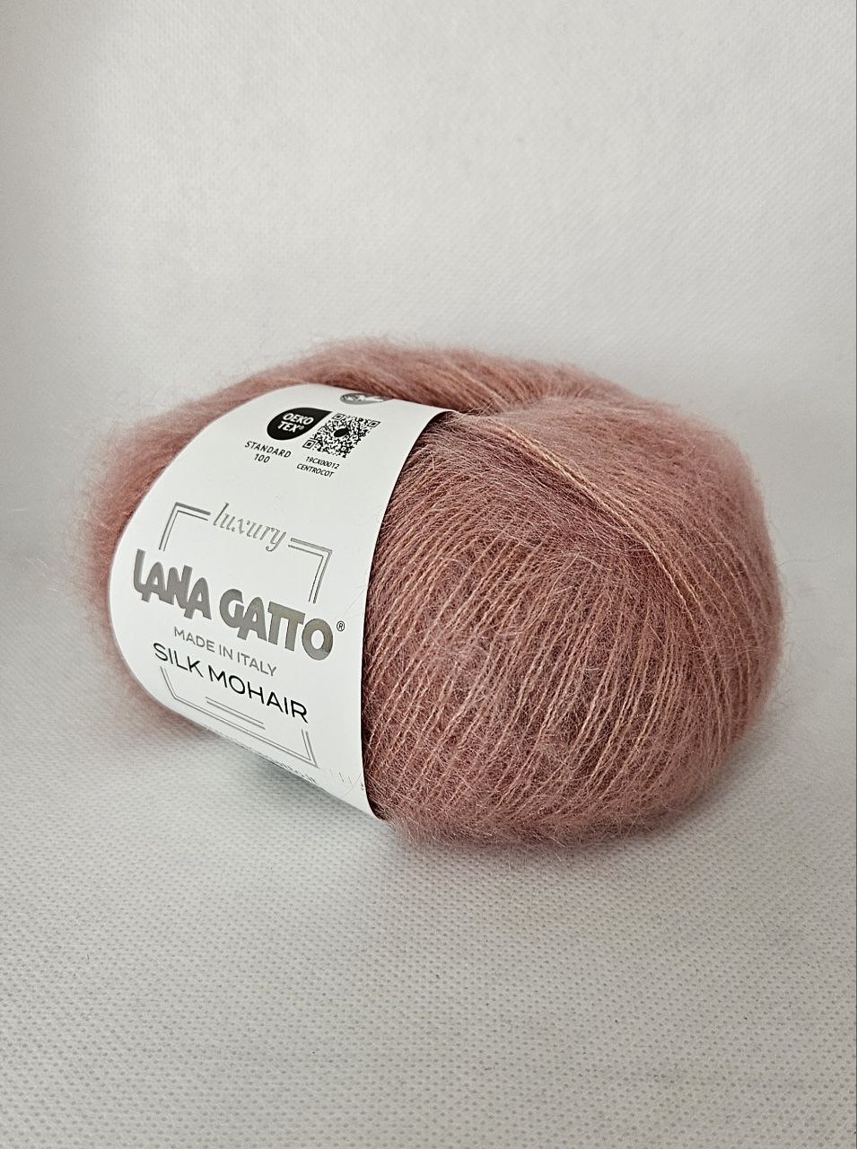 

Пряжа для вязания Lana Gatto Silk Mohair мохер на шелке 25г/212м, 14393 Розовый, 3 мотка, Silk Mohair