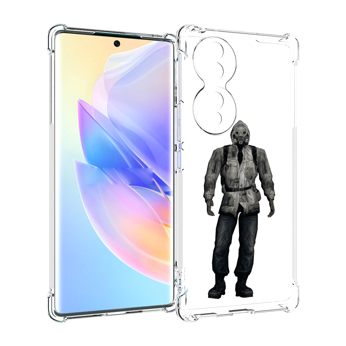 

Чехол MyPads S для Honor 70, Прозрачный, Tocco