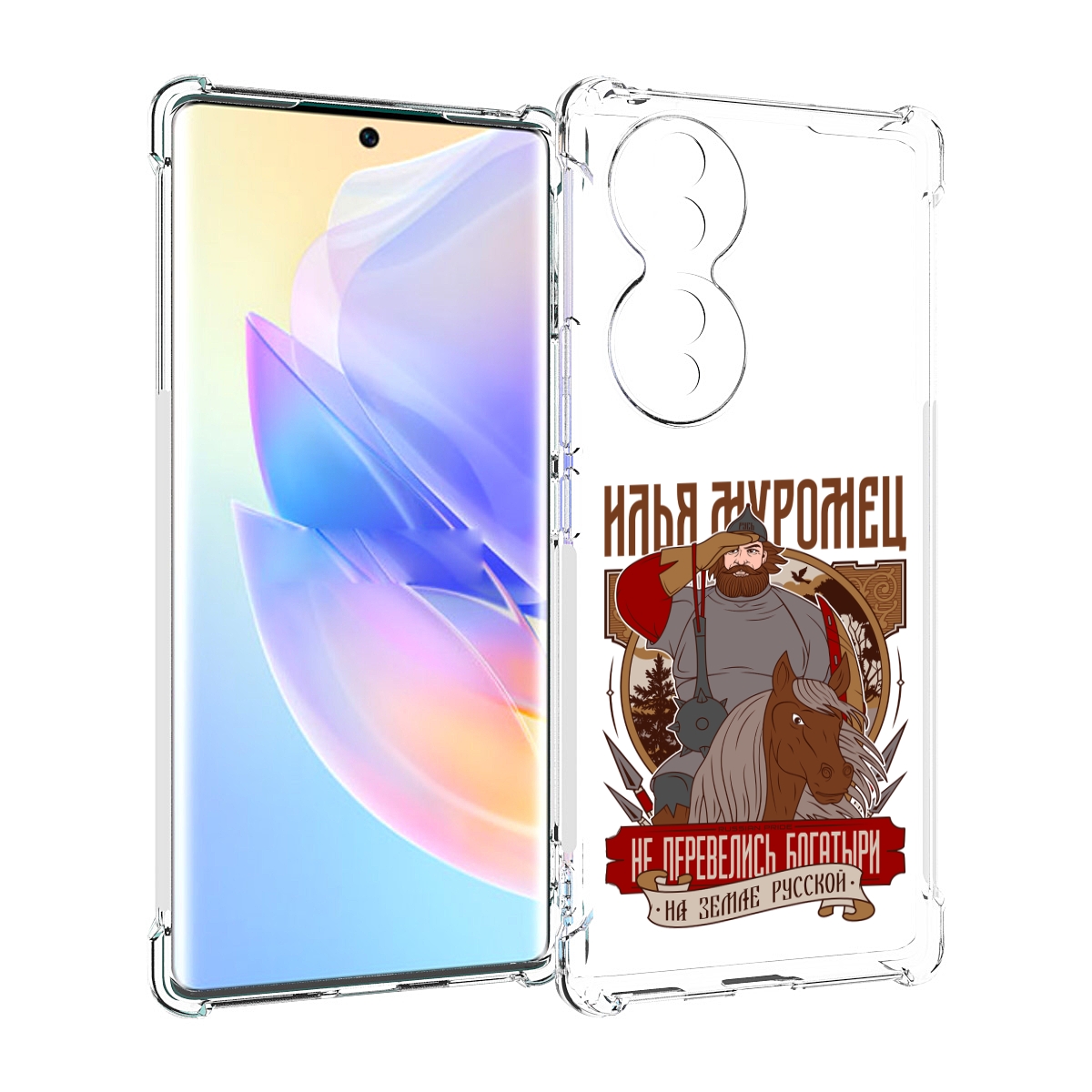 

Чехол MyPads Илья Муромец для Honor 70, Прозрачный, Tocco
