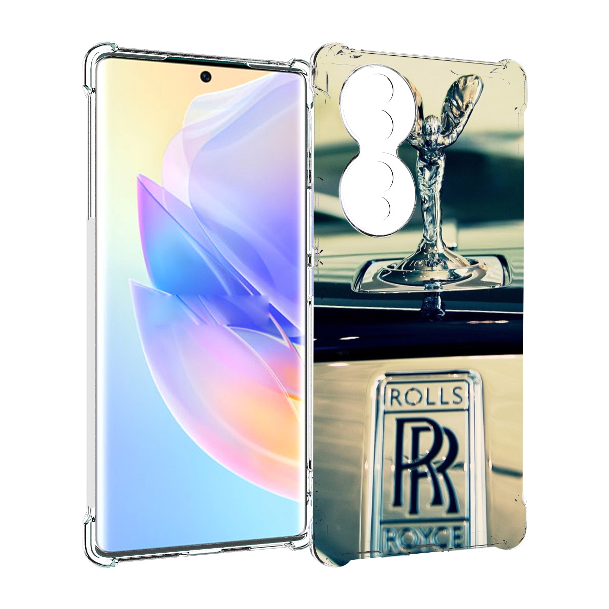 

Чехол MyPads Rolls Royce 1 для Honor 70, Прозрачный, Tocco