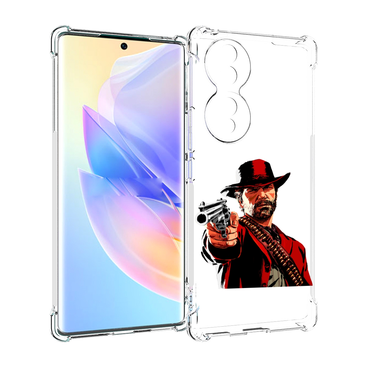 

Чехол MyPads Red-Dead-Redemption-2-РДР-2 для Honor 70, Прозрачный, Tocco
