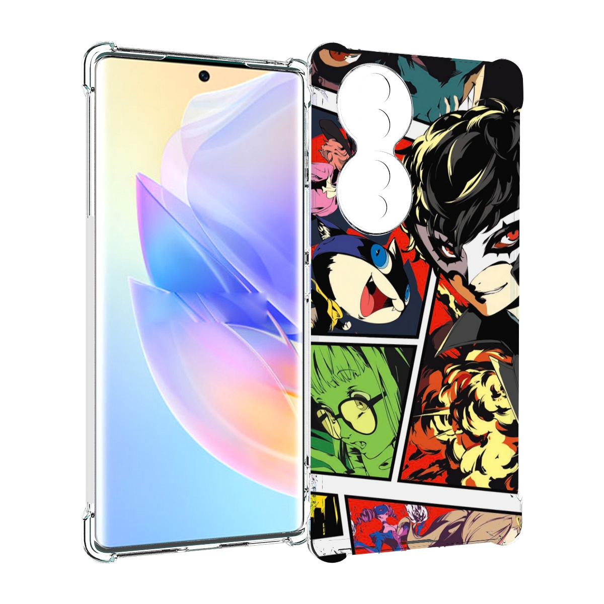 

Чехол MyPads Persona 5 art для Honor 70, Прозрачный, Tocco