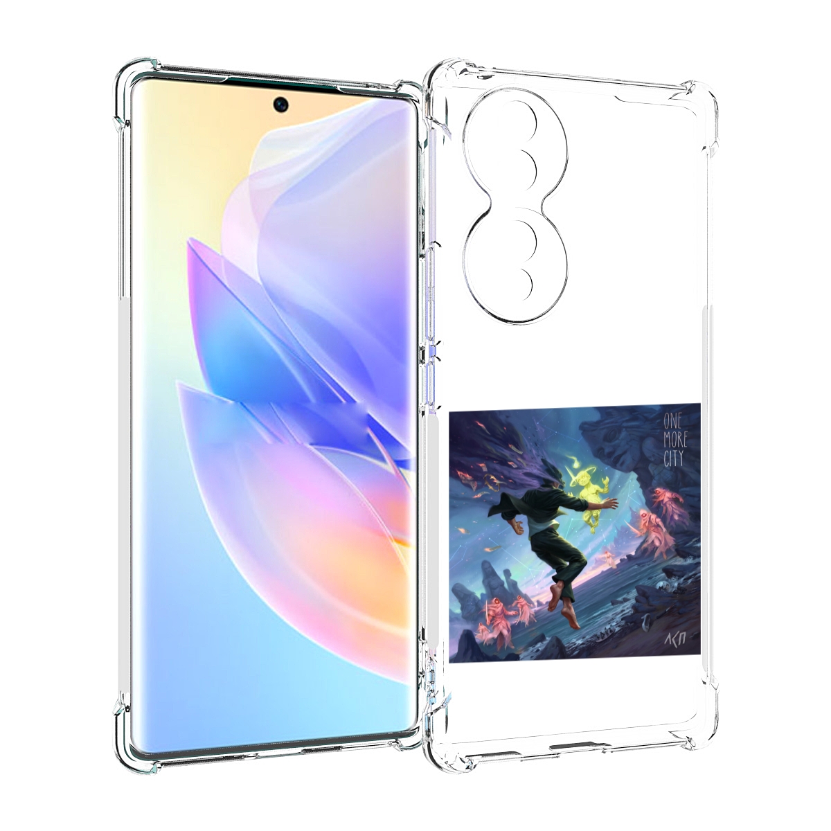 

Чехол MyPads One More City ЛСП для Honor 70, Прозрачный, Tocco
