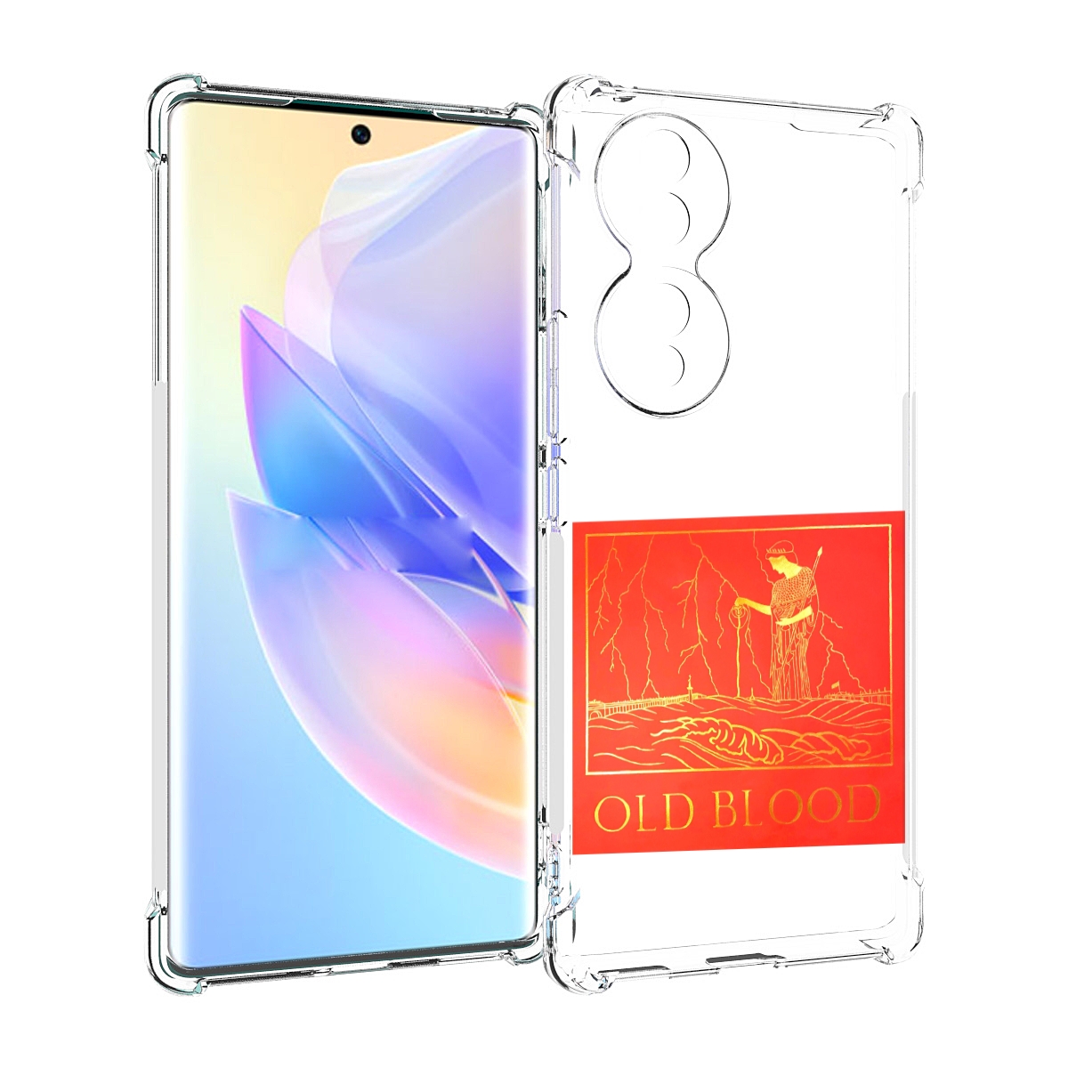 

Чехол MyPads Old Blood Boulevard Depo для Honor 70, Прозрачный, Tocco