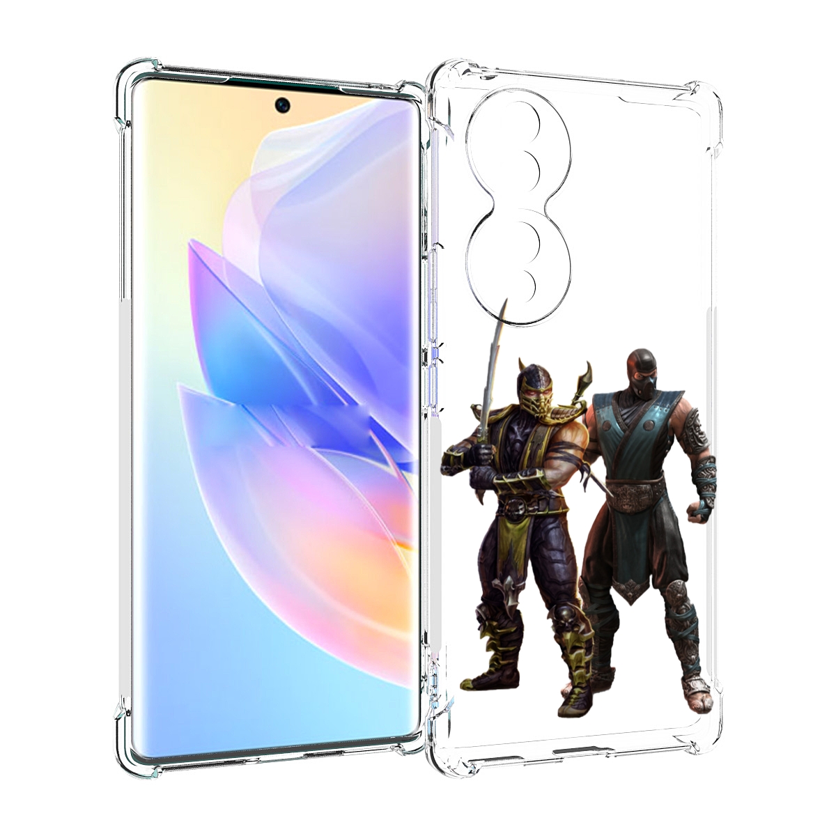 

Чехол MyPads Mortal-Kombat-1 для Honor 70, Прозрачный, Tocco