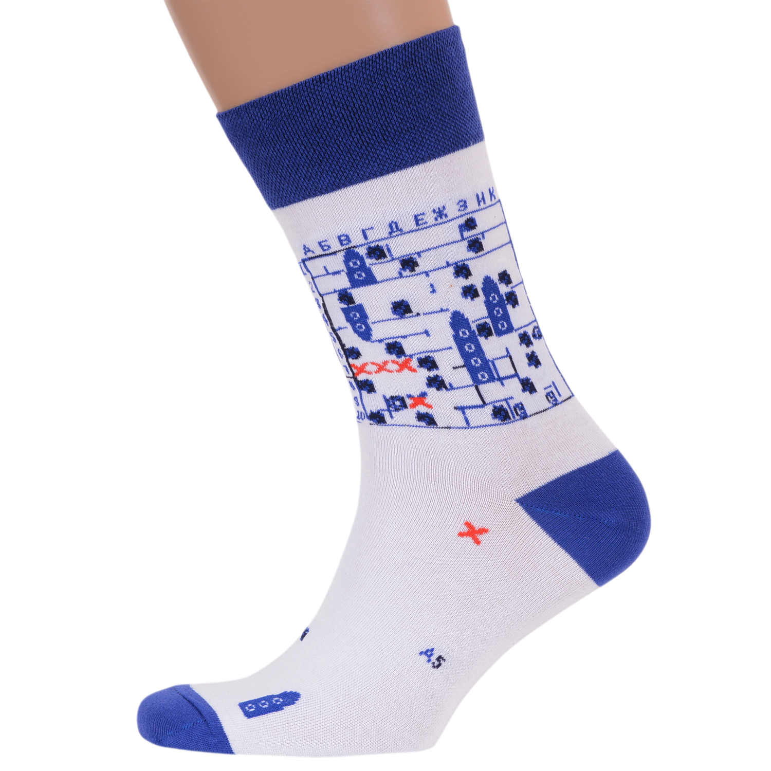 фото Носки moscowsocksclub nm-456 белые 27 (41-43)