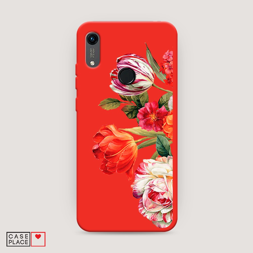 

Чехол Awog на Huawei Y6 2019/Honor 8a/8a Pro/Y6s "Весенний букет", Разноцветный, 68753-1