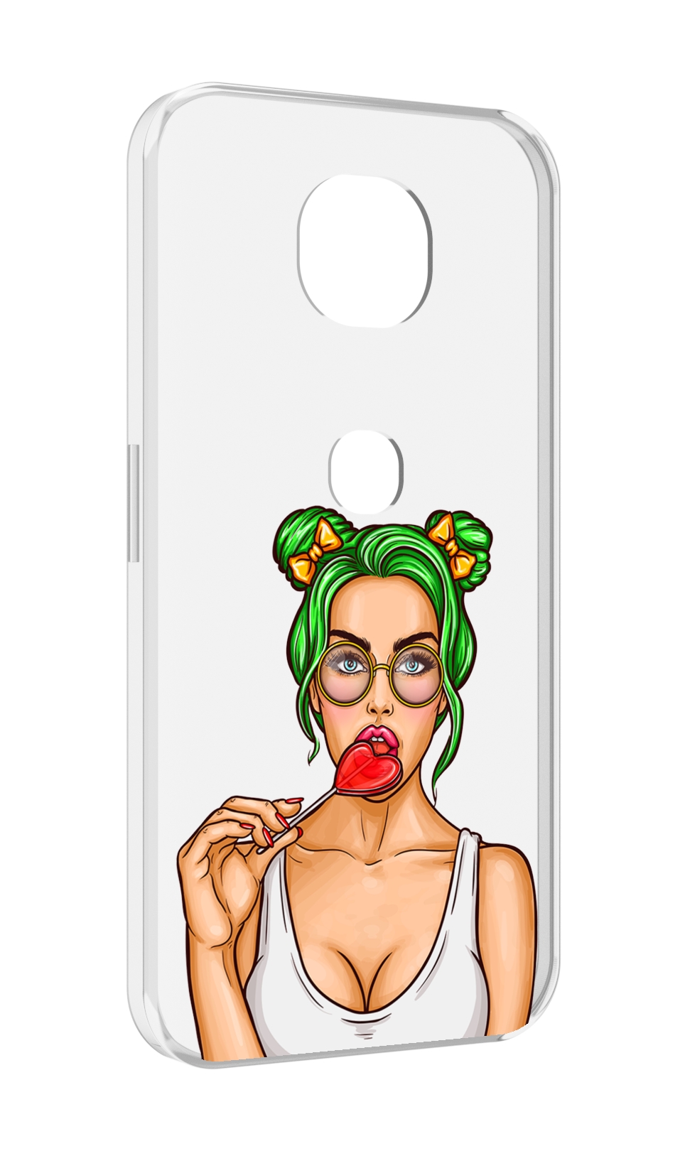 

Чехол MyPads девушка-с-чупачупсом-в-виде-сердца женский для Motorola Moto G5S (XT1799-2), Прозрачный, Tocco